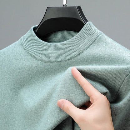 Men’s classic structured cashmere pullover | Everett