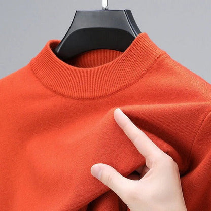 Men’s classic structured cashmere pullover | Everett