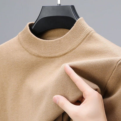 Men’s classic structured cashmere pullover | Everett
