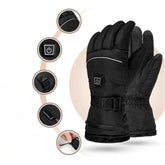 Touchscreen heated winter gloves with adjustable settings | FrostGuard