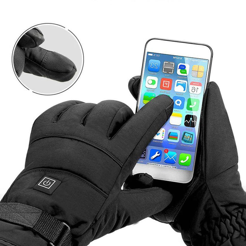 Touchscreen heated winter gloves with adjustable settings | FrostGuard