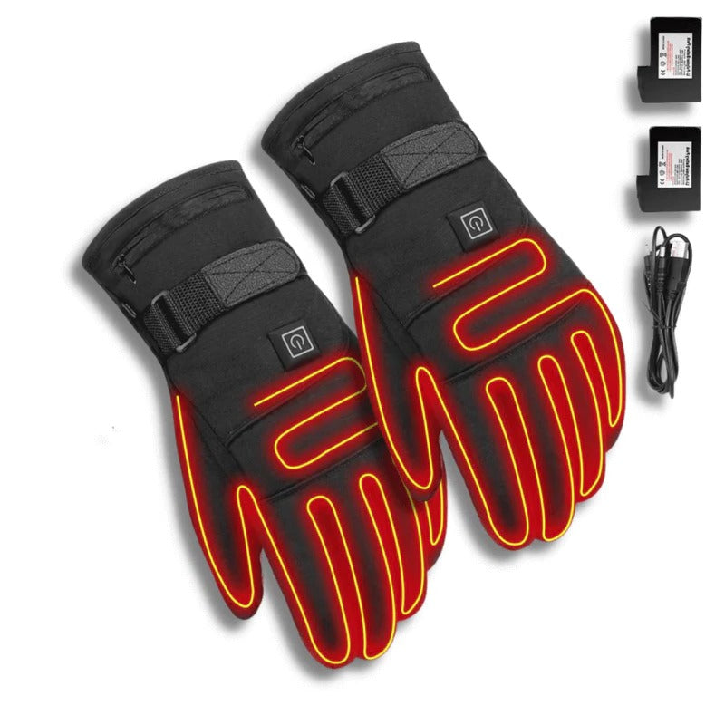 Touchscreen heated winter gloves with adjustable settings | FrostGuard