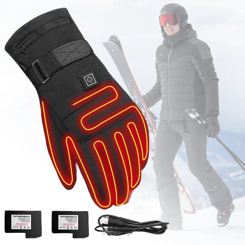 Touchscreen heated winter gloves with adjustable settings | FrostGuard