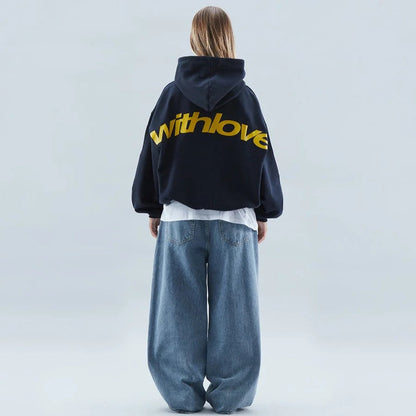 Relaxed streetwear pullover hoodie for women | Nova
