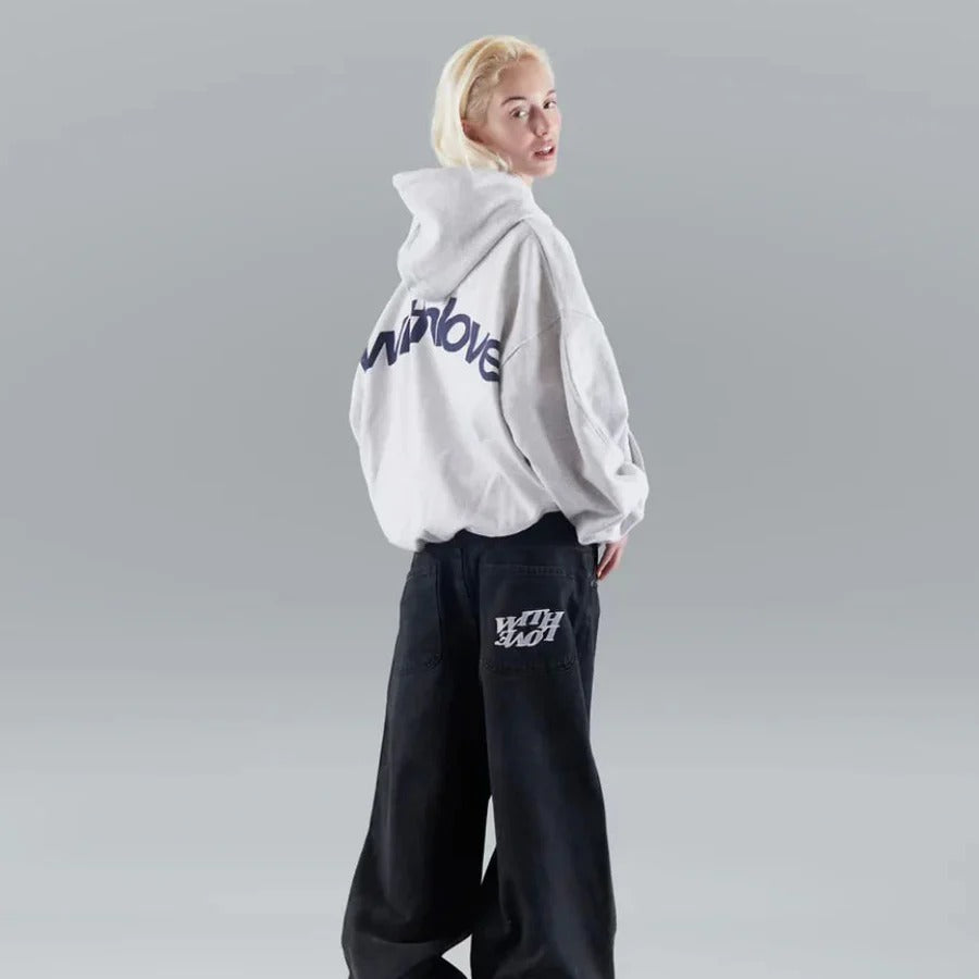 Relaxed streetwear pullover hoodie for women | Nova