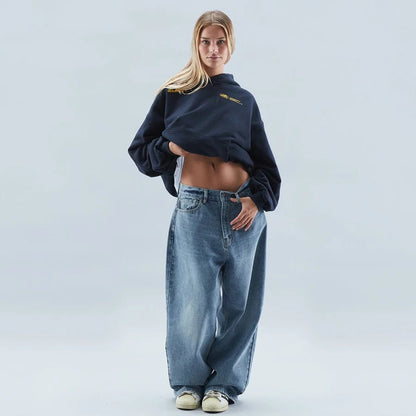 Relaxed streetwear pullover hoodie for women | Nova