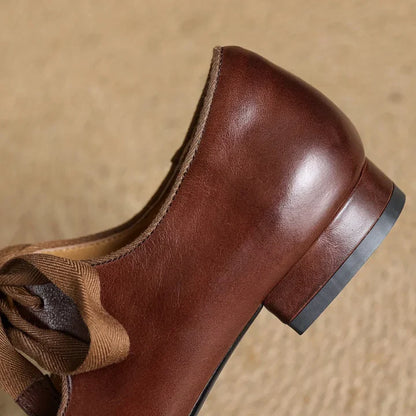Chic lace-up ballet flats for women | Marvella