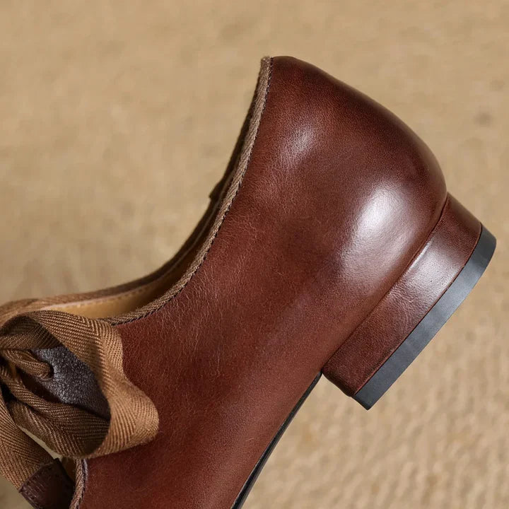 Chic lace-up ballet flats for women | Marvella