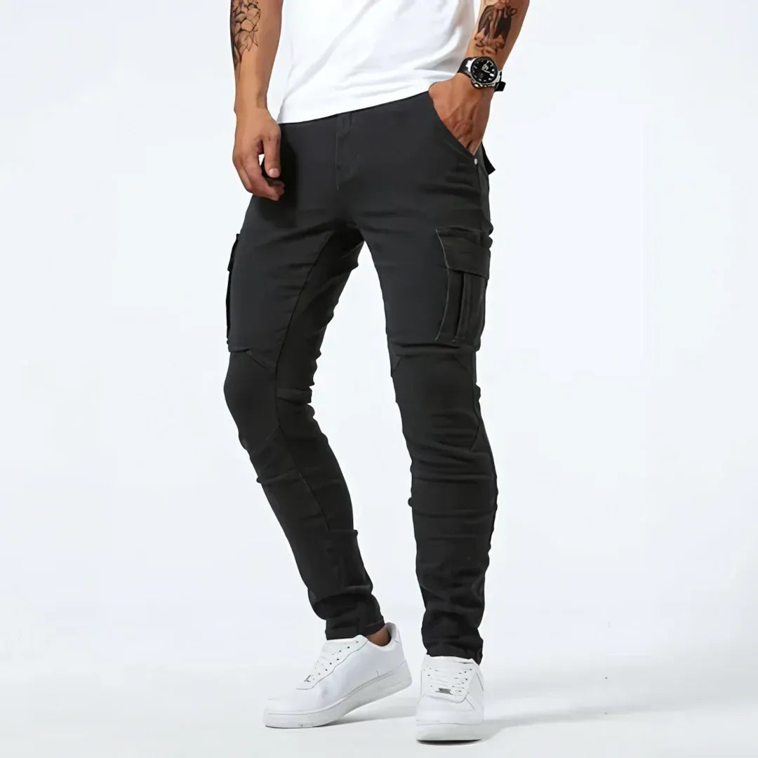 Classic cargo denim everyday jeans for men | Ferran