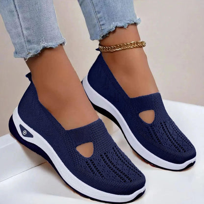 Supportive breathable slip-on walking shoes for women | Aria