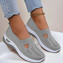 Supportive breathable slip-on walking shoes for women | Aria