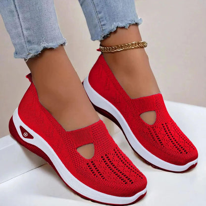Supportive breathable slip-on walking shoes for women | Aria