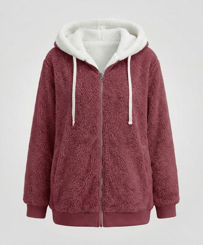 Moxie | Women's Oversized Hooded Fleece Zip Jacket