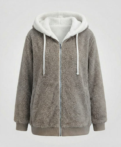 Moxie | Women's Oversized Hooded Fleece Zip Jacket