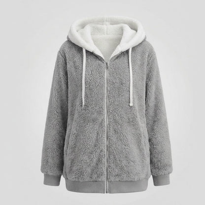 Moxie | Women's Oversized Hooded Fleece Zip Jacket