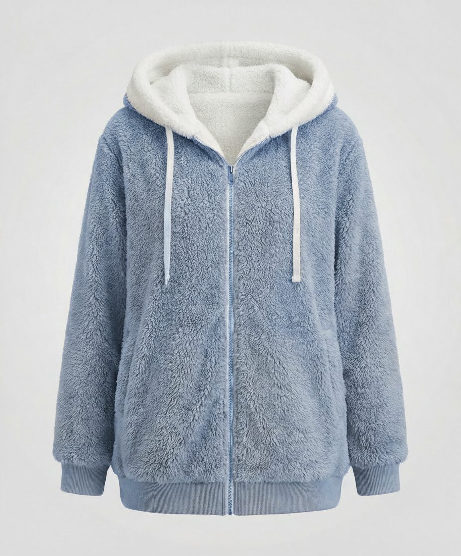 Moxie | Women's Oversized Hooded Fleece Zip Jacket