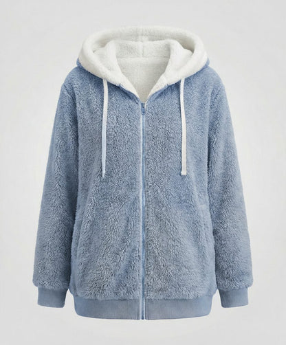 Moxie | Women's Oversized Hooded Fleece Zip Jacket