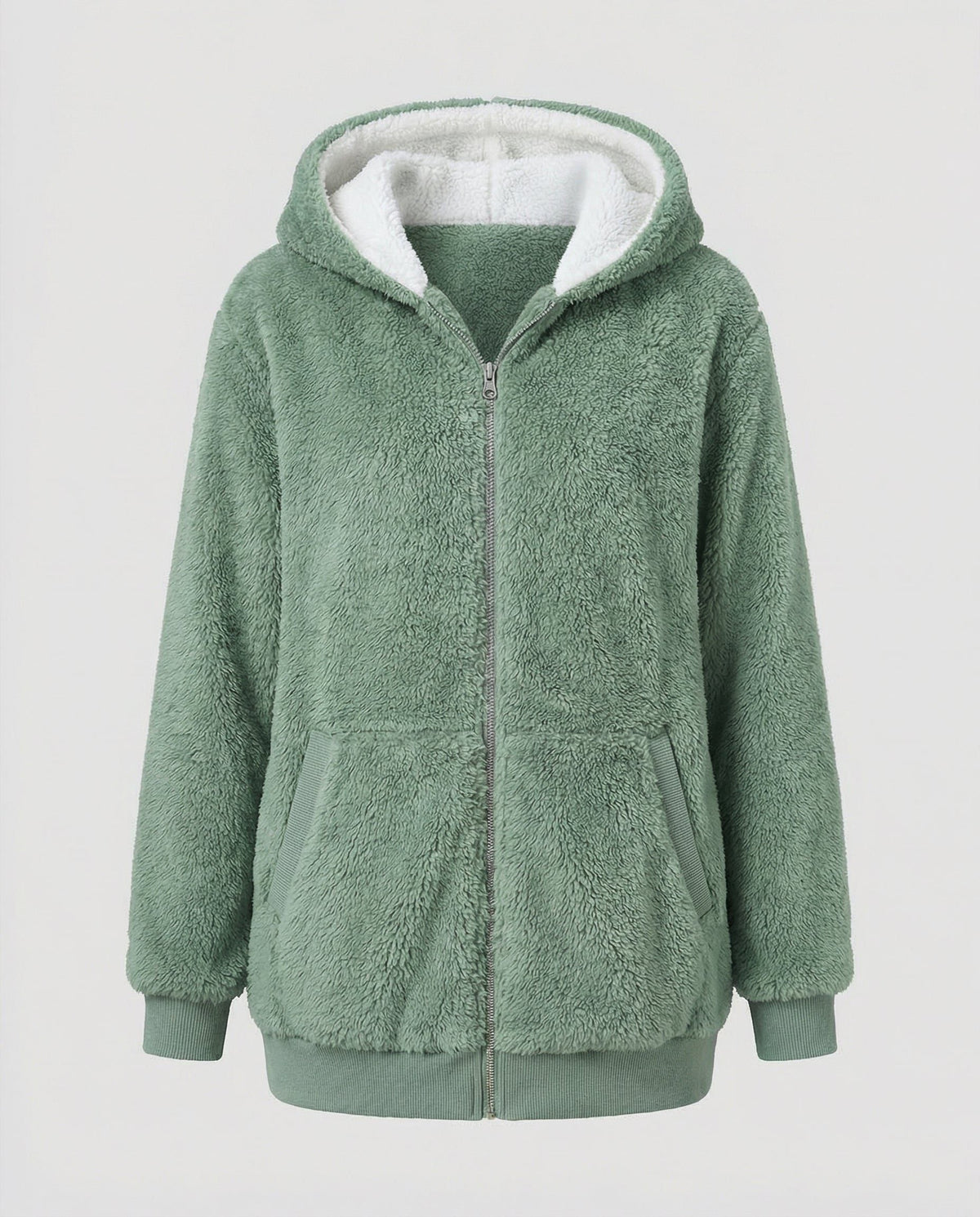 Moxie | Women's Oversized Hooded Fleece Zip Jacket