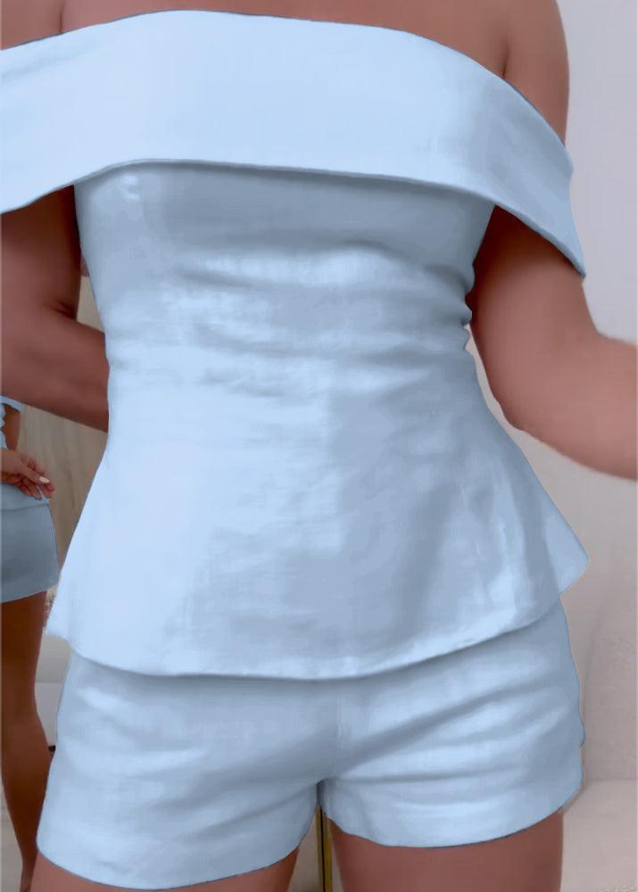 Women’s Cropped Button Two-Piece Suit | Marlowe
