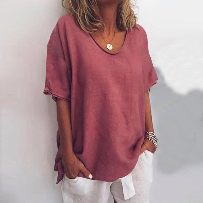 Comfy loose-fit relaxed everyday top for women | Callie
