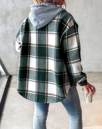 Josephine | Women's Print Drawstring Hooded Sweatshirt