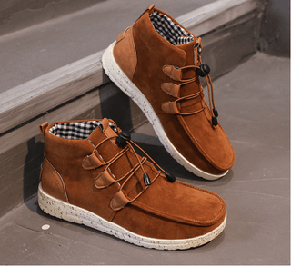 August Schuhe mit Kordelzug aus Samt