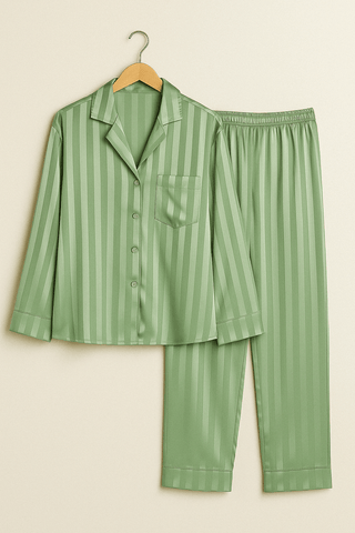 Christabel Gestreiftes Pyjama-Set