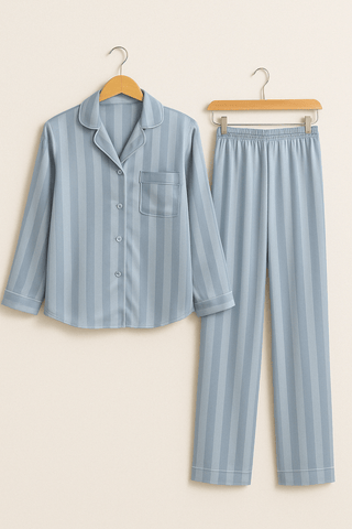 Christabel Gestreiftes Pyjama-Set