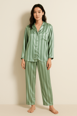 Christabel Gestreiftes Pyjama-Set