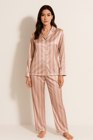 Christabel Gestreiftes Pyjama-Set