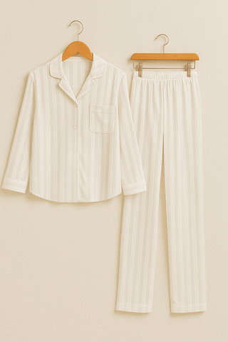 Christabel Gestreiftes Pyjama-Set