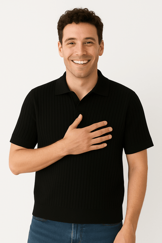 Jozef Strick-Poloshirt mit Kurzarm