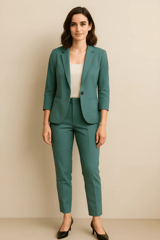 Karoline Blazer und Hosen Set