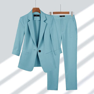 Karoline Blazer und Hosen Set
