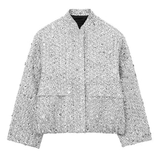 Kesia Pailletten-Bomberjacke