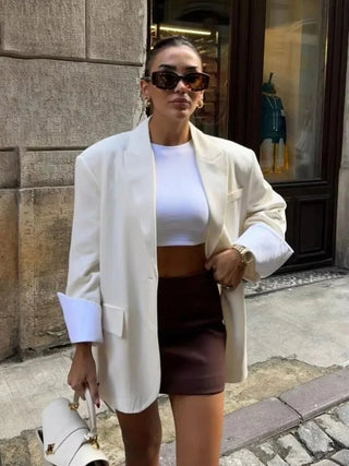 Remy Einfarbiger blazer mit Knöpfen