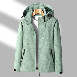 Sanne Bedruckte Outdoor-Jacke mit Kapuze