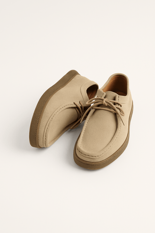 Theodore Wildleder Schnürschuhe mit Profilsohle