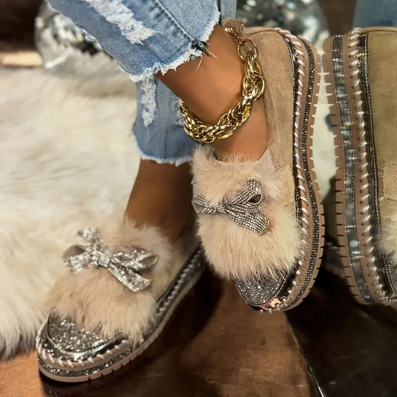 Elegant bow-detail loafers for women | Elowen