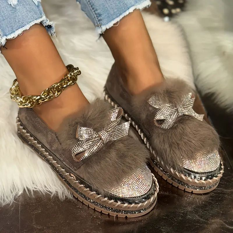 Elegant bow-detail loafers for women | Elowen