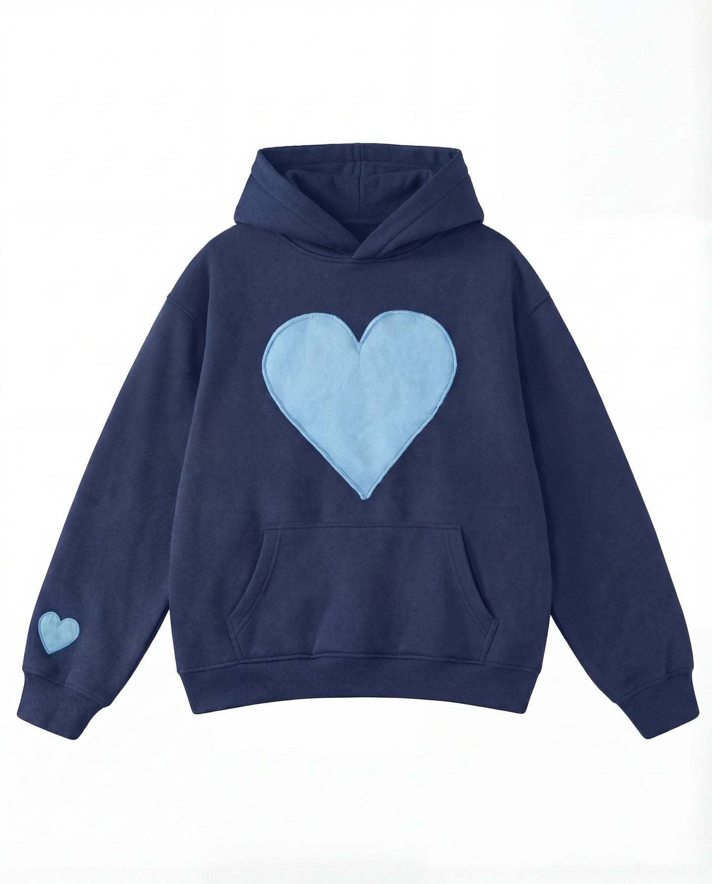 Oversized heart design cosy pullover for women | Candace