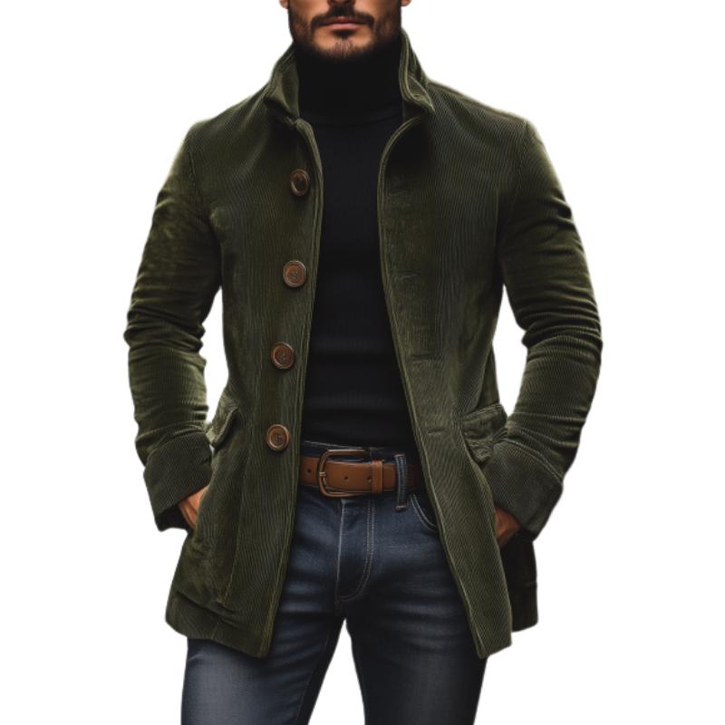 Men’s slim-fit corduroy coat | Emerson