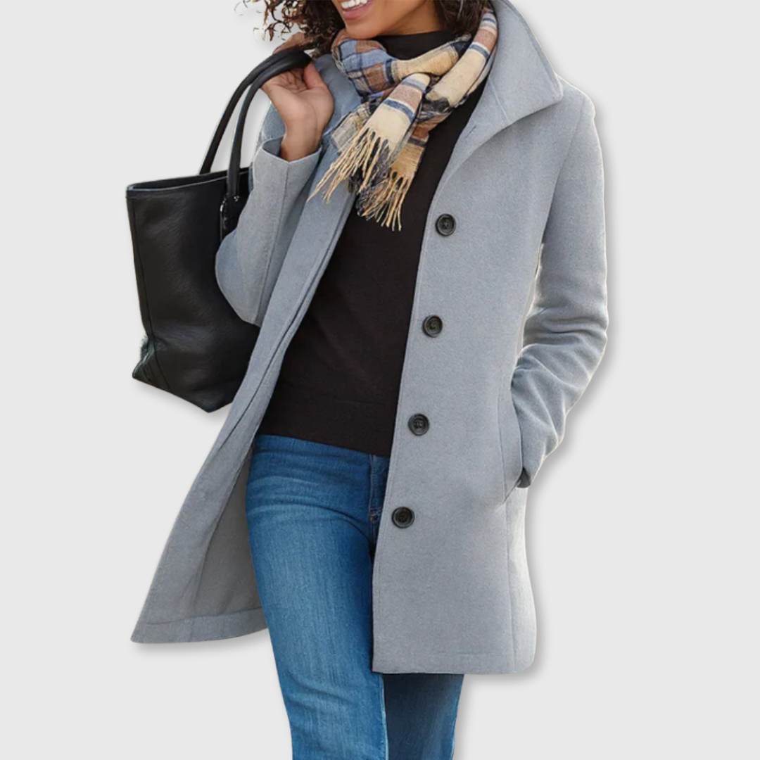 Classic elegant everyday coat for women | Lauren
