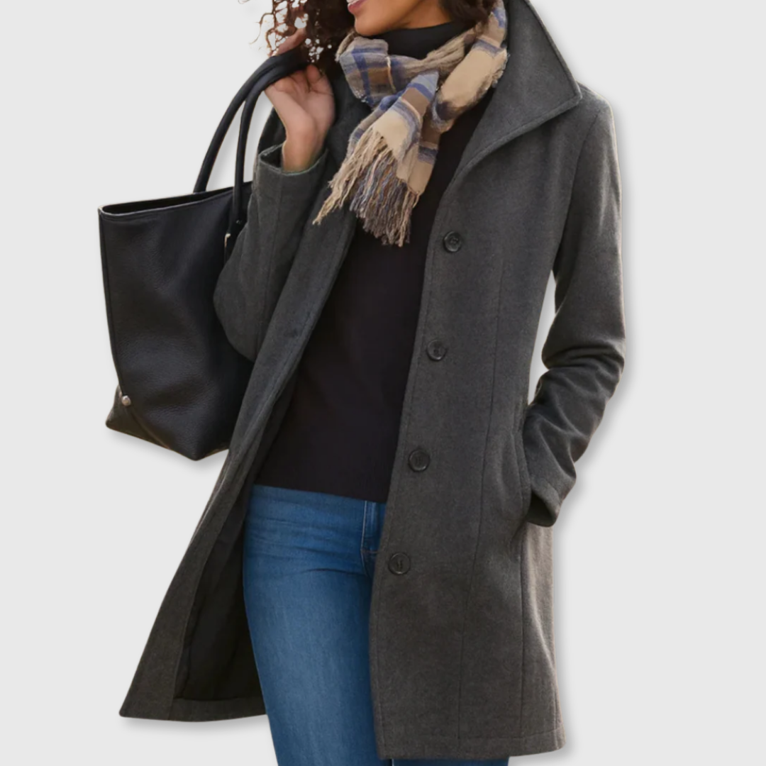 Classic elegant everyday coat for women | Lauren