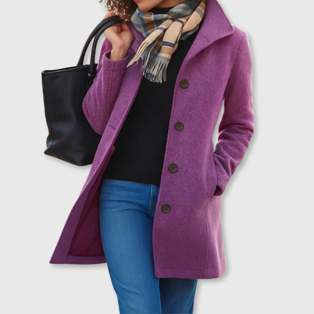 Classic elegant everyday coat for women | Lauren
