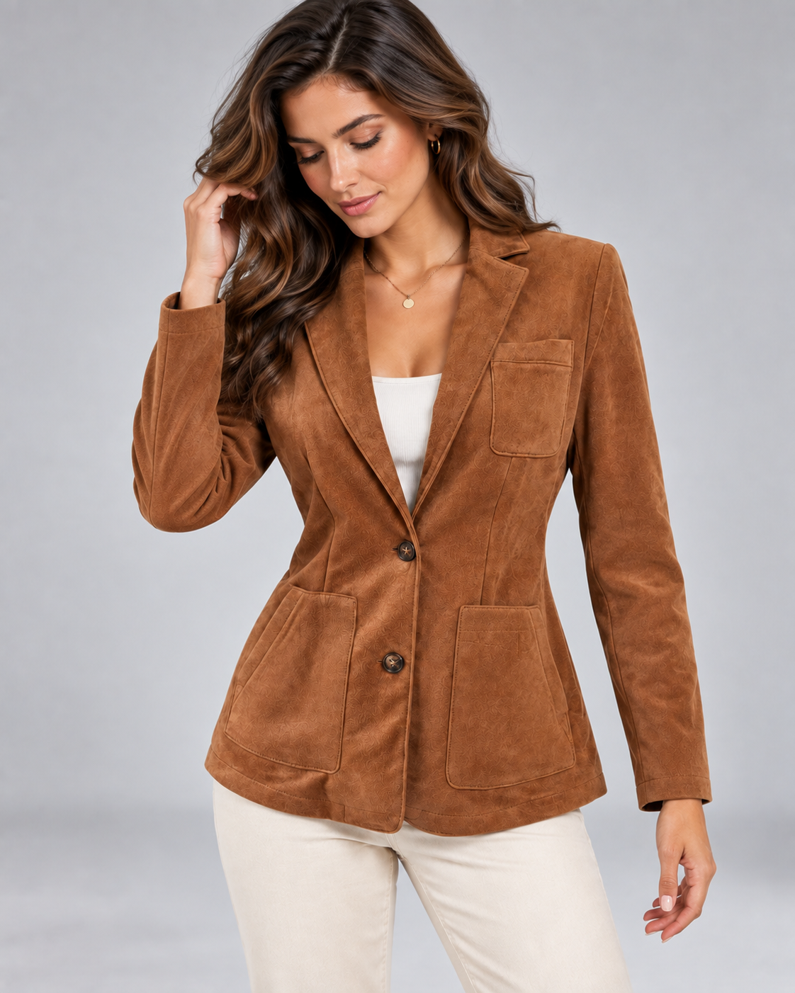 Corine | Women's Button Front Blazer