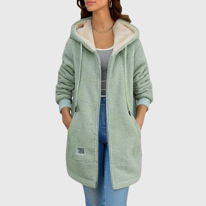 Maisie | Women's Textured Fleece Hooded Jacket