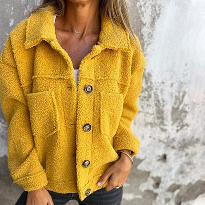 Cosy refined hip length jacket for women | Laverinne