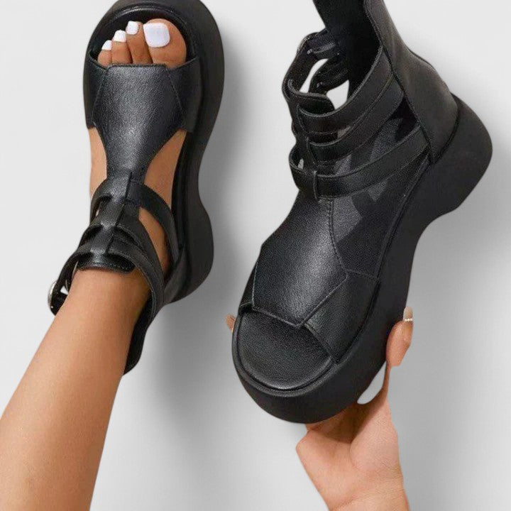 Selene | Women's Multi Strap Platform Sandals