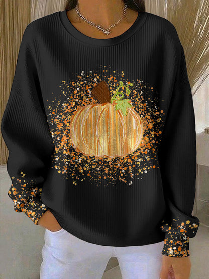 Annabelle | Women's Pumpkin Graphic Crewneck Sweatshirt